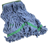 MOP HEADS, RENOWN, BLENDED, LOOPED, BLUE, 5" HEADBAND, 16 OZ, 2/CT THUMBNAIL